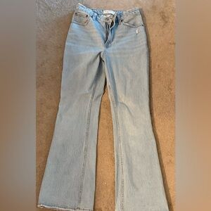 Abercrombie & Fitch Light Blue Flare Jeans